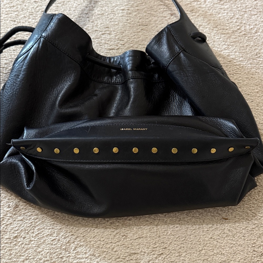 EUC Isabel Marant black hobo handbag with dust bag - Picture 5 of 13